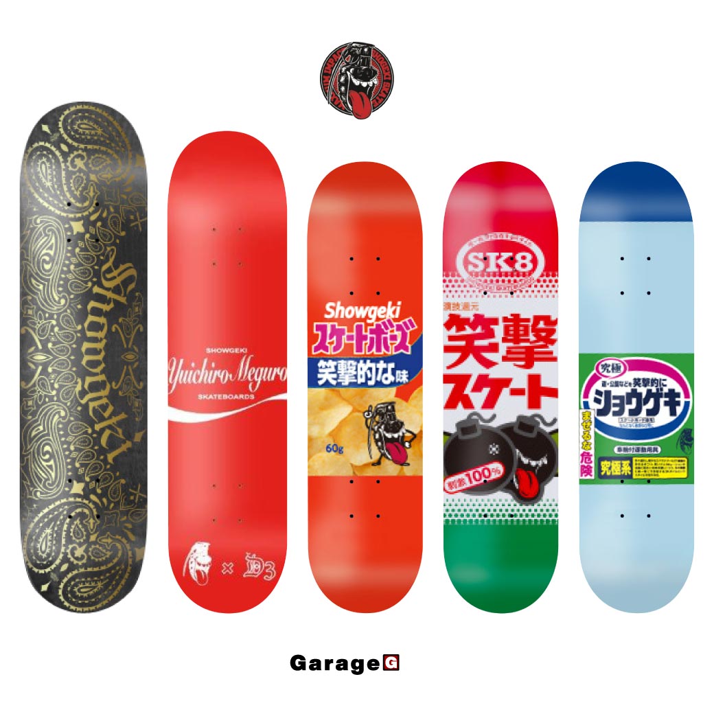若者の大愛商品 SHOWGEKI スケートボード デッキ baimmigration.com